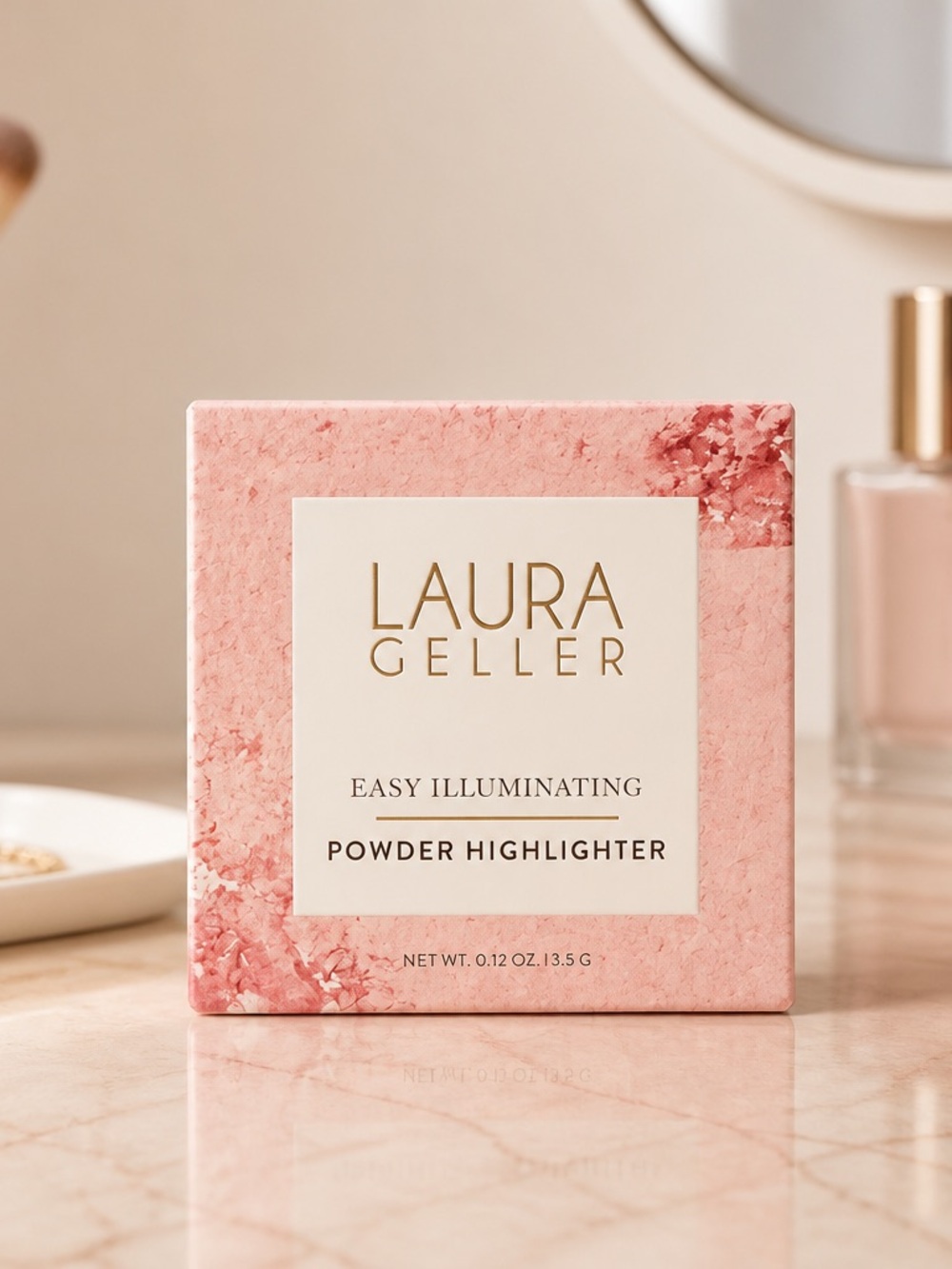 Laura Geller Easy Illuminating Powder Highlighter Pink 0.12 oz